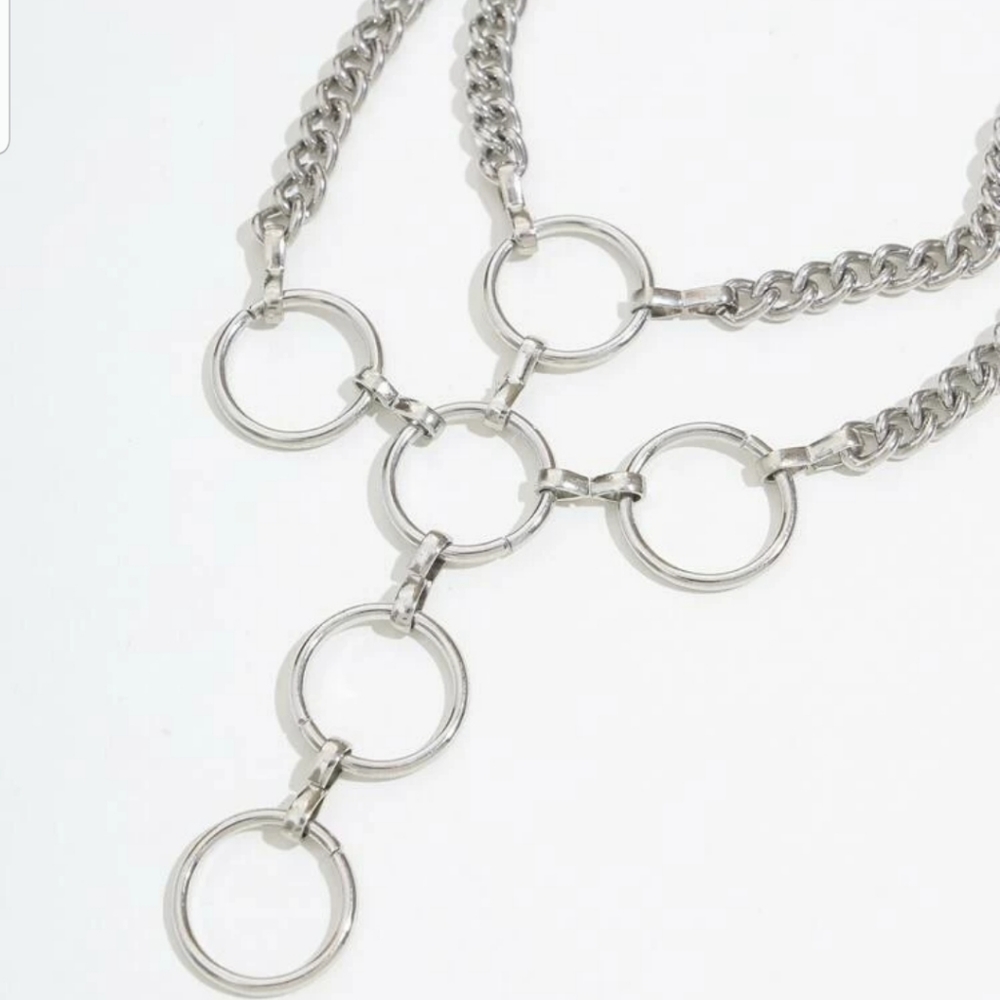 ○Portia○ Rings and Chains Necklace - Picture 4 of 4